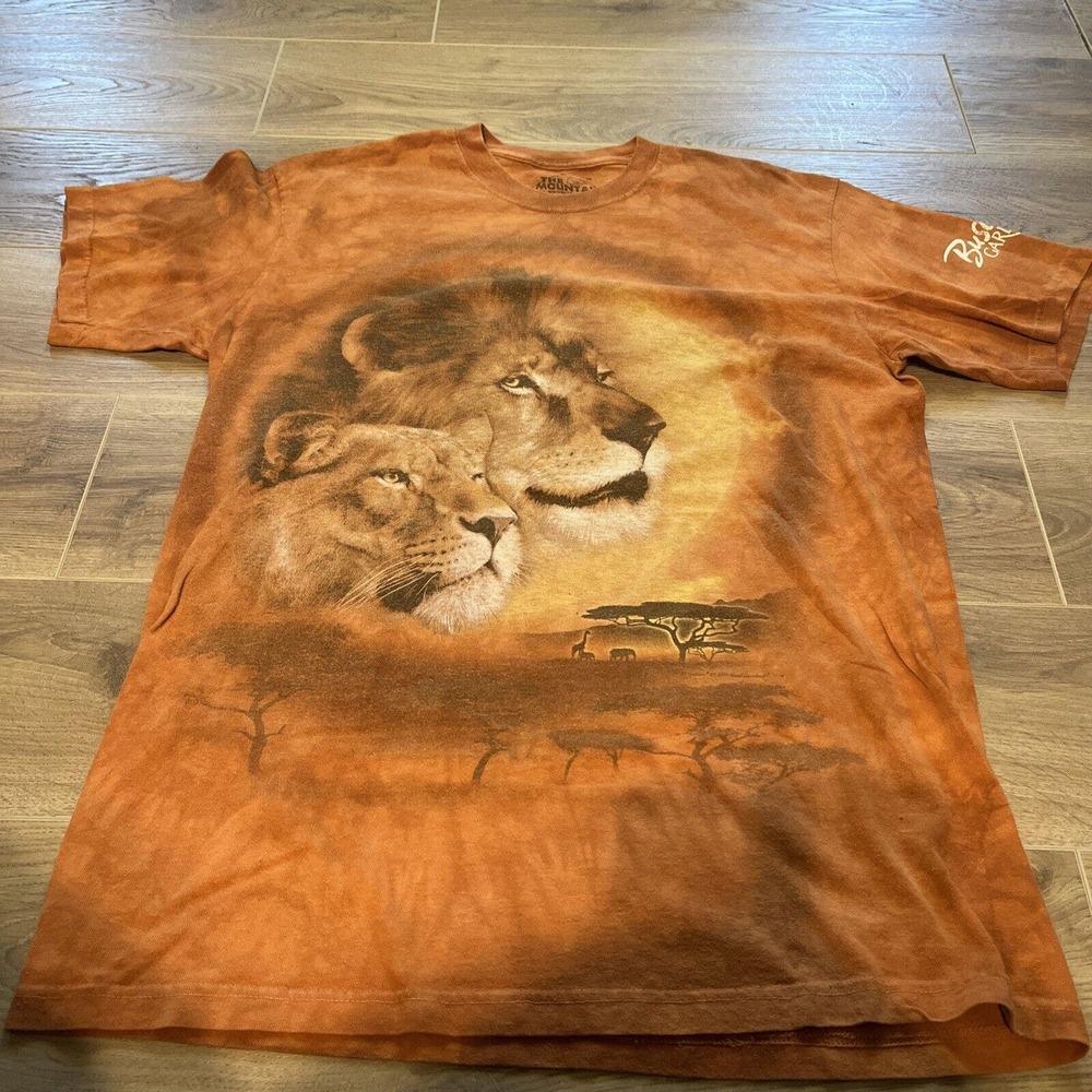 Vintage 2009 The Mountain XL Carol Lion Big Cat Busch Gardens Tampa Bay Shirt